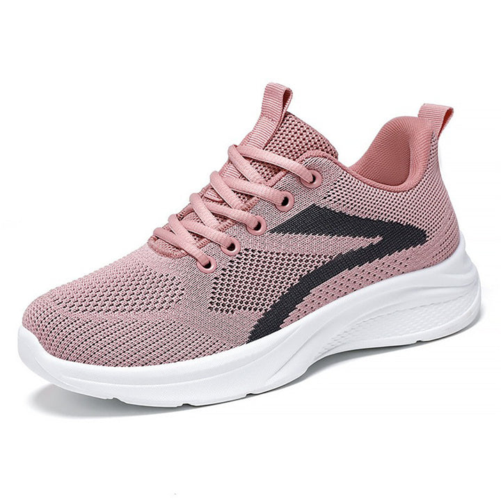 Damen nan atmungsaktive gestrickte Sneaker mit Memory-Schaum-Fußbett und stoßdämpfender EVA-Sohle Echo Archiv