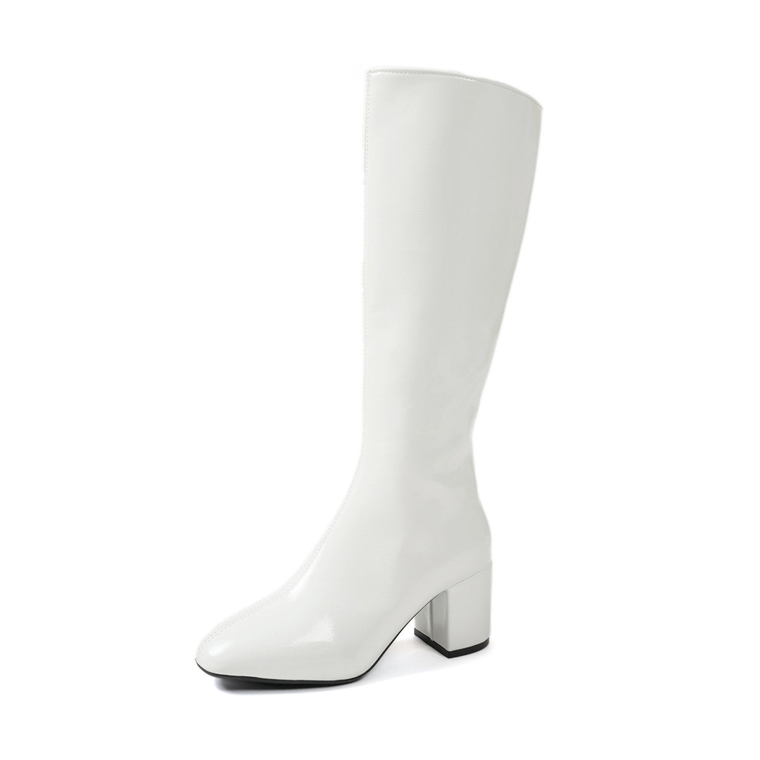 Damen Hochwertige Überkneestiefel Echo Archiv