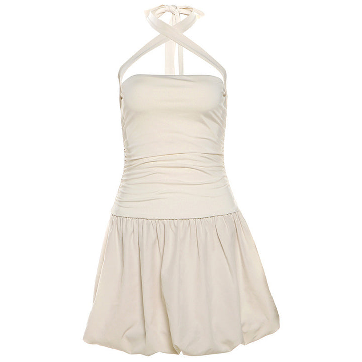 Damen luftiges Sommerkleid mit schulterfreiem Design Echo Archiv