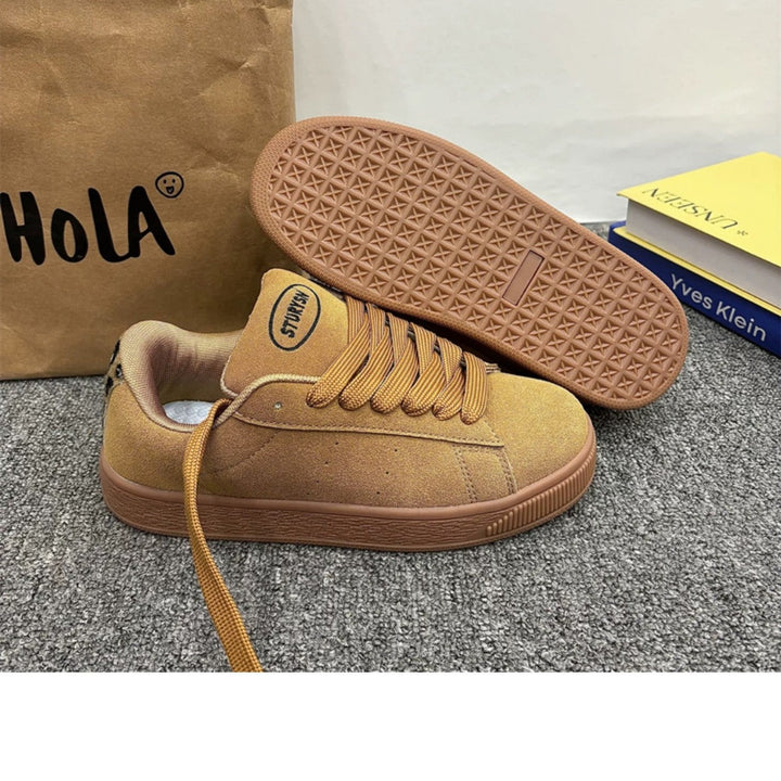 Damen modische Sneaker mit luxuriösem Veloursleder und komfortabler Dämpfung Echo Archiv