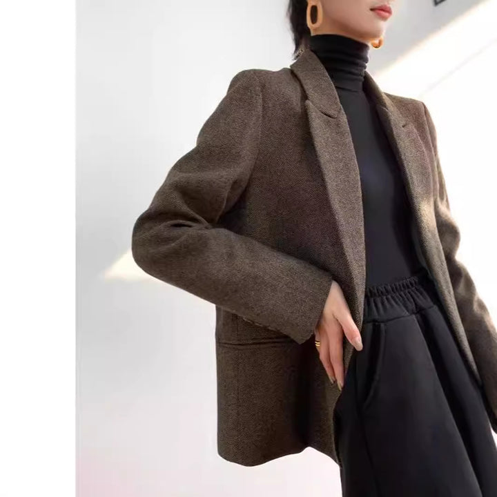 Damen Eleganter Wollblazer Echoarchiv