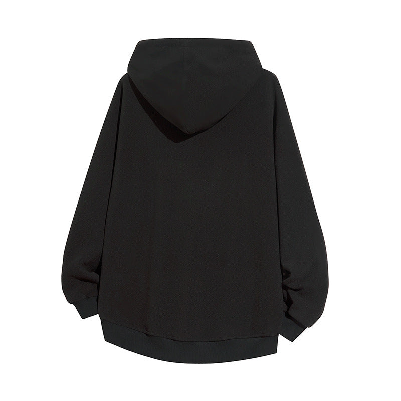 Herren Oversize-Kapuzenjacke mit kariert gefütterter Innenseite, Reißverschluss und Kängurutaschen Echo Archiv