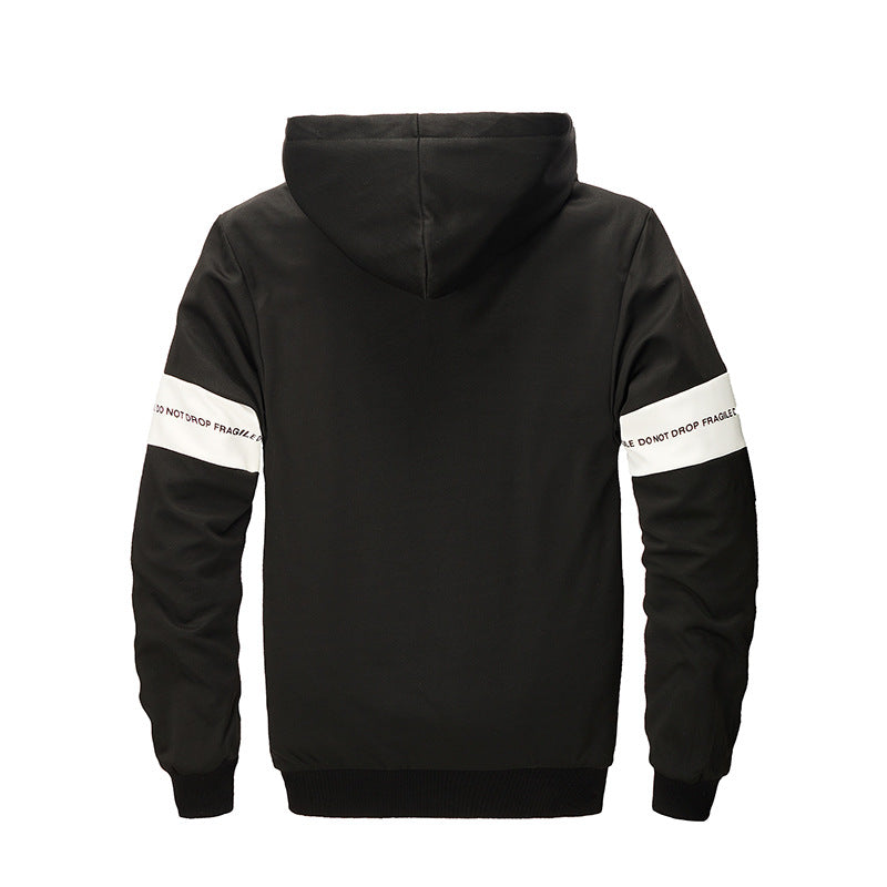 Herren Bequemer Fleece-Kapuzenpullover – Cavarno