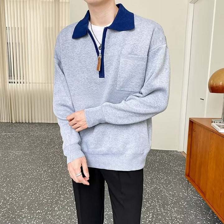 Herren sportlicher Zip-Pullover Echo Archive