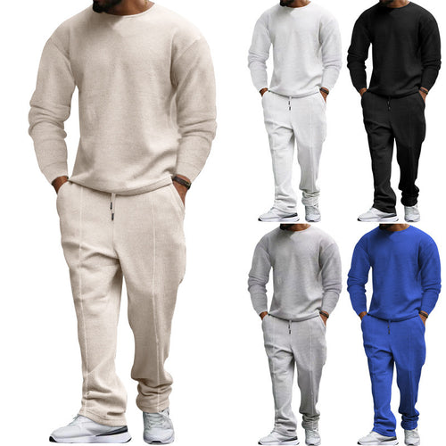 Herren Bequemer Freizeitpullover mit passender Chinohose Echoarchiv