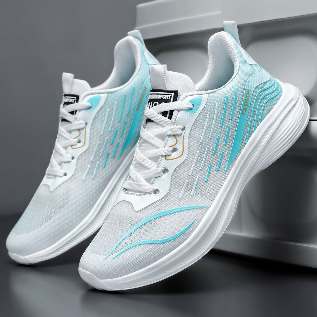 Damen Sportliche Sneakers mit atmungsaktiver Mesh-Oberfläche und dynamischem Dämpfungssystem Echo Archiv