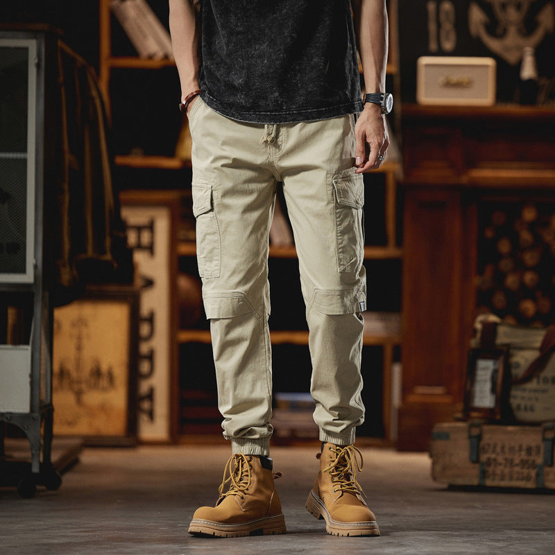 Herren Robuste Ripstop-Cargojogger mit ergonomischen Knieabnähern, Klett‑Klappen und verstellbarem Saum Echo Archiv