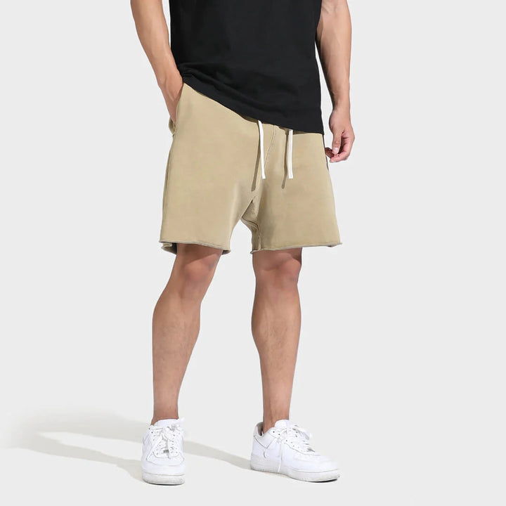 Herren Bequeme Sweatshorts mit elastischem Bund und Seitentaschen Echoarchiv