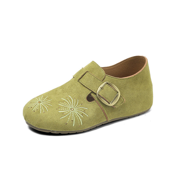 Damen Elegante und bequeme Clogs aus hochwertigem Wildleder Echo Archiv