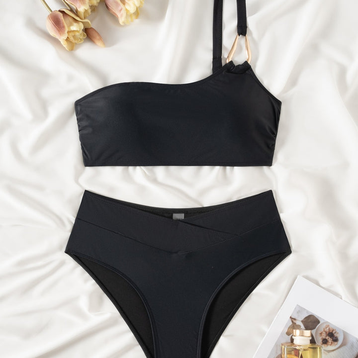 Damen Bikini-Set mit verstellbarem Oberteil und hohem Bund Echo Archiv