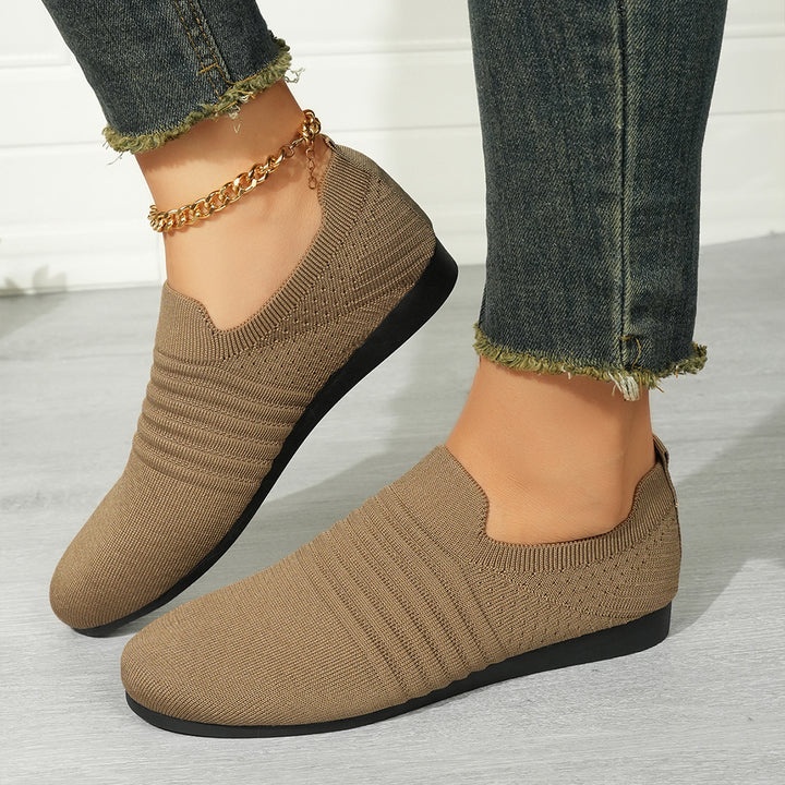 Herren nan atmungsaktiver Strick-Slip-On Sneaker mit elastischem Einstieg und gepolstertem Komfortfußbett Echo Archiv