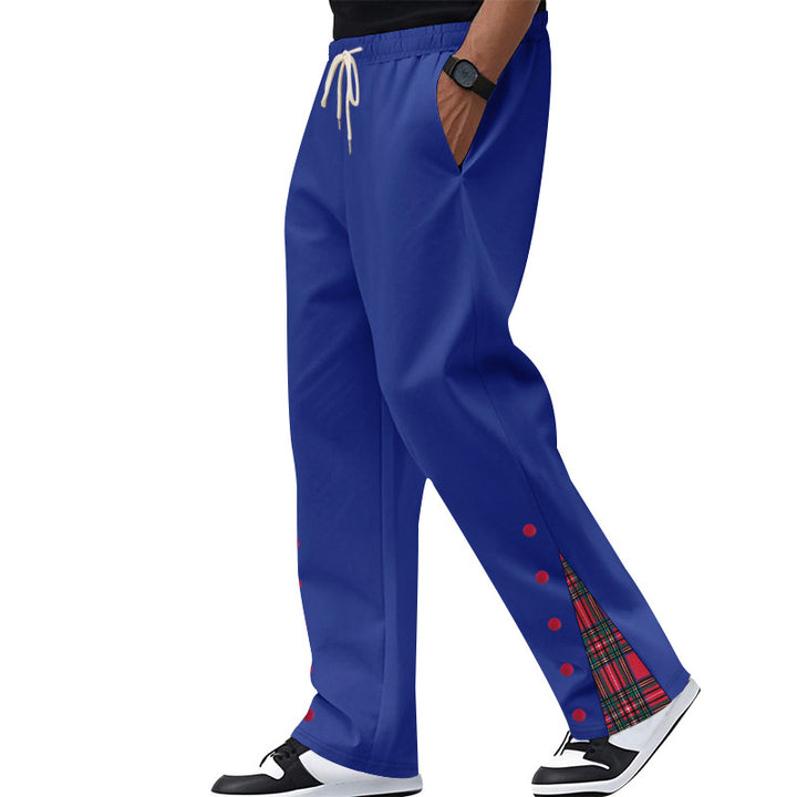 Herren lässige Freizeitpants mit Kordelzug und grafischem Design Echoarchiv