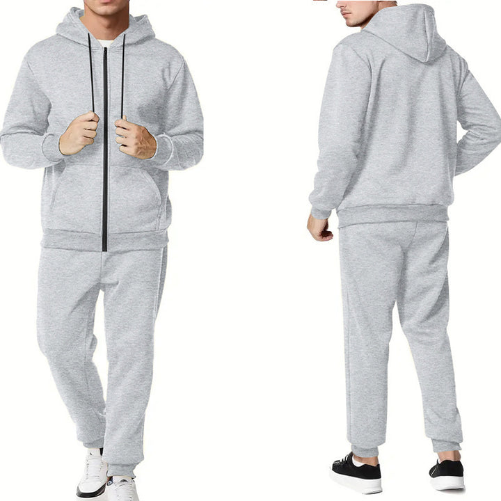 Herren Sportliches Hoodie- und Jogginganzug-Set mit praktischen Taschen und atmungsaktiven Materialien Echoarchiv