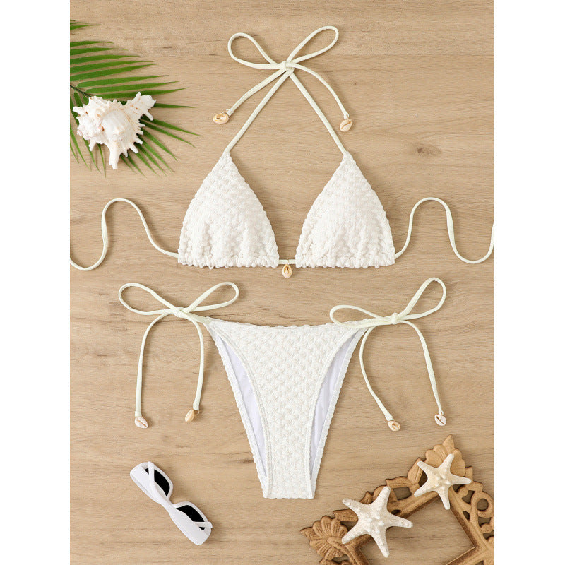 Damen Triangel-Bikini mit kunstvollem Häkelmuster Echo Archiv