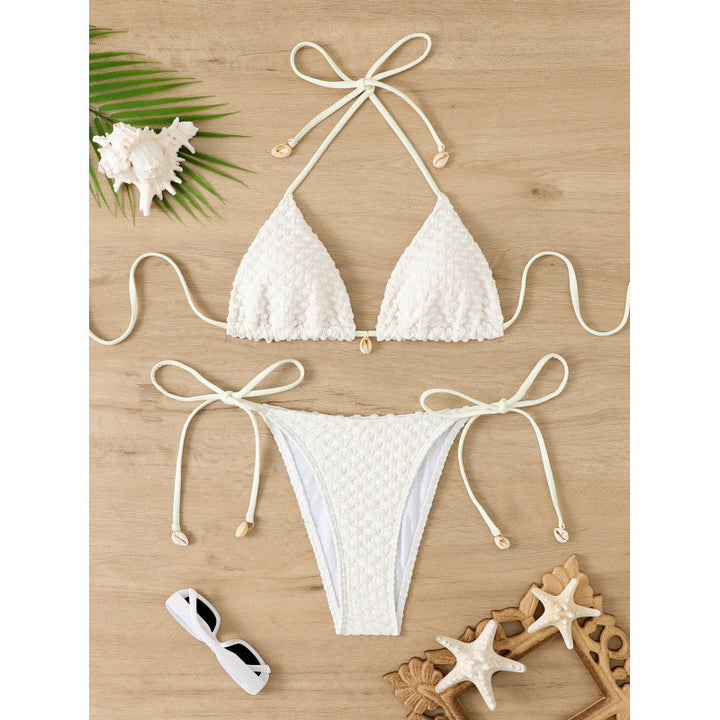 Damen Triangel-Bikini mit kunstvollem Häkelmuster Echo Archiv