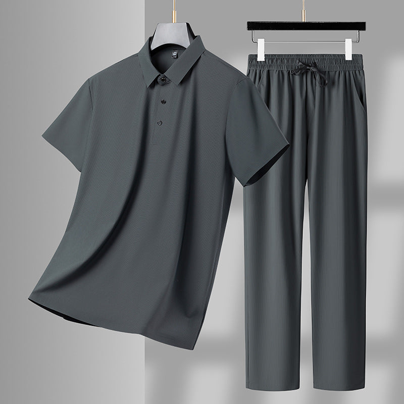 Herren Poloshirt und Sporthose Set Echoarchiv