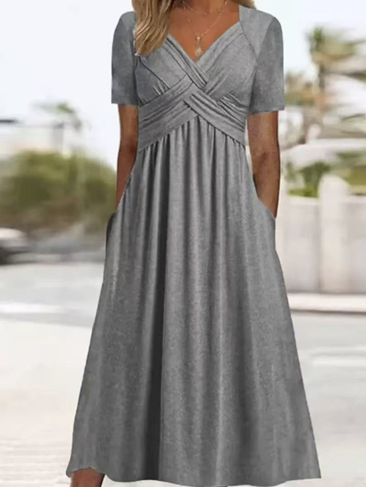 Damen lockeres Maxi-Kleid Echo Archiv