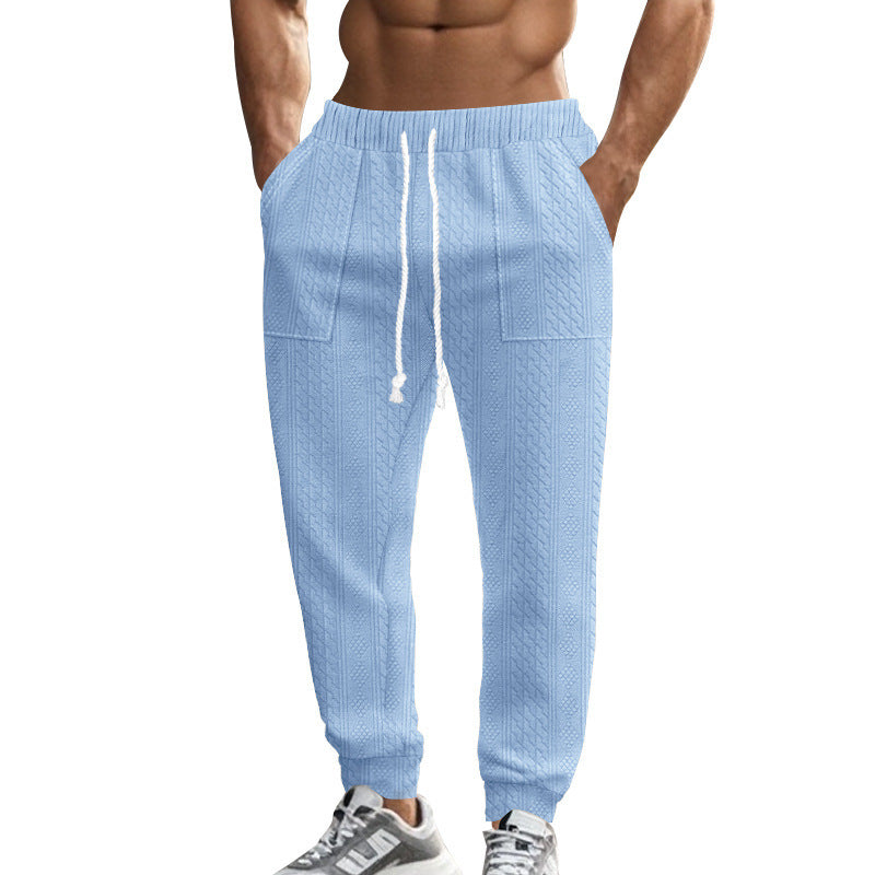 Herren lässige Strick-Jogginghose mit elastischem Bund und praktischen Seitentaschen Echoarchiv