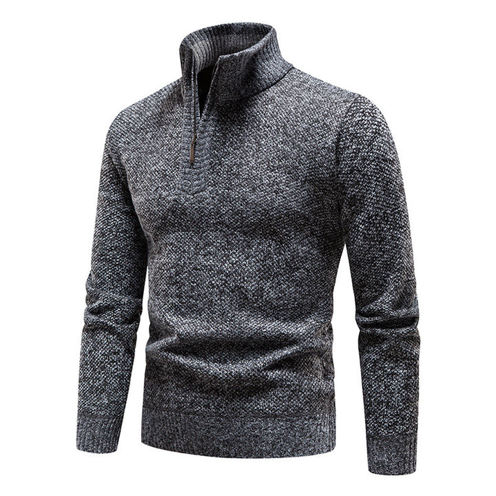 Herren Stehkragen Pullover aus hochwertigen Baumwollmix Echoarchiv