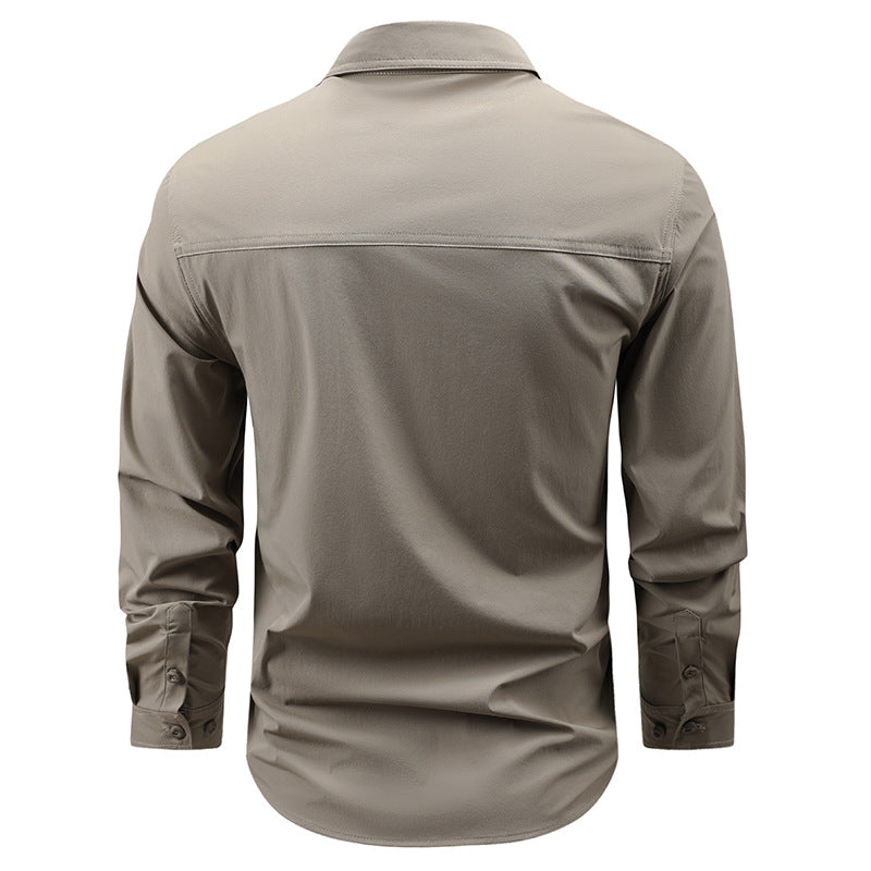 Herren funktionales Outdoor-Hemd mit mehreren Taschen Echoarchiv