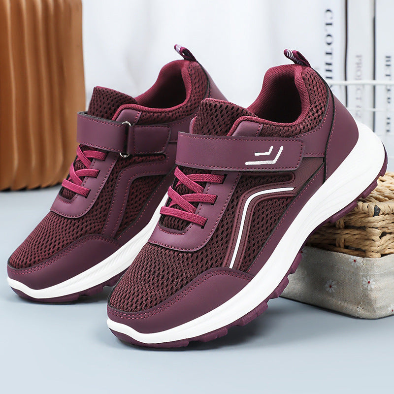 Herren nan atmungsaktiver Mesh-Freizeitsneaker mit Klettverschluss, ergonomischer EVA-Zwischensohle und profiliertem Gummi-Outdoorsohle Echo Archiv