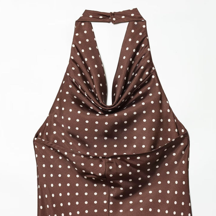 Damen Schal im eleganten Design mit Punkten und kontrastierenden Akzenten Echo Archiv