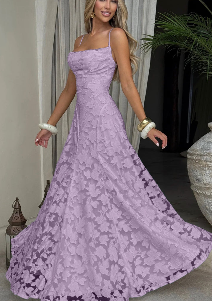 Damen Maxikleid mit floralen Spitzenapplikationen Echo Archiv