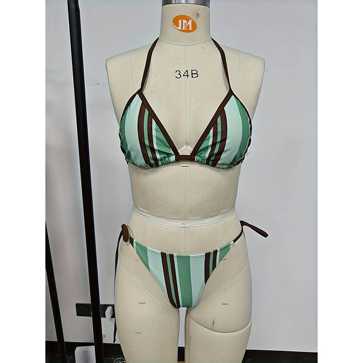Damen Triangelbikini mit verstellbaren Trägern und eleganten Bindedetails Echo Archiv