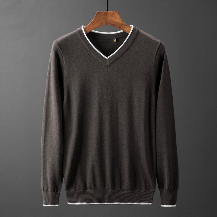 Herren V-Ausschnitt Pullover Echoarchiv