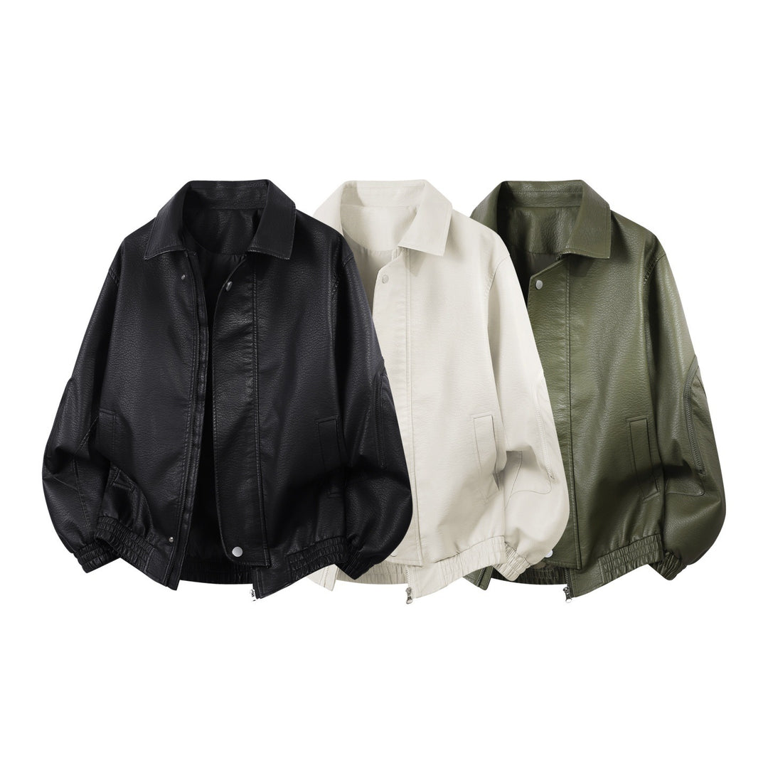 Herren Elegante und bequeme Lederjacke Echo Archiv