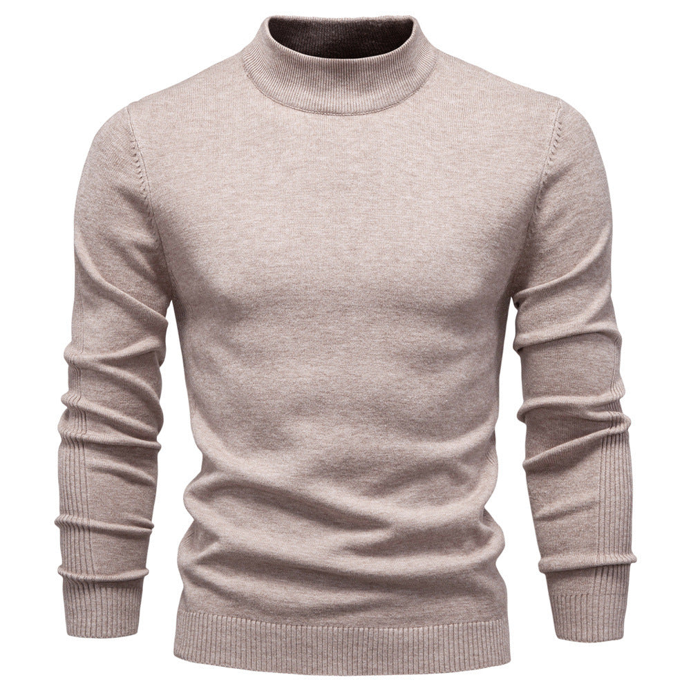 Herren Rollkragenpullover aus weichem Strickmaterial mit feiner Rippstruktur Echoarchiv