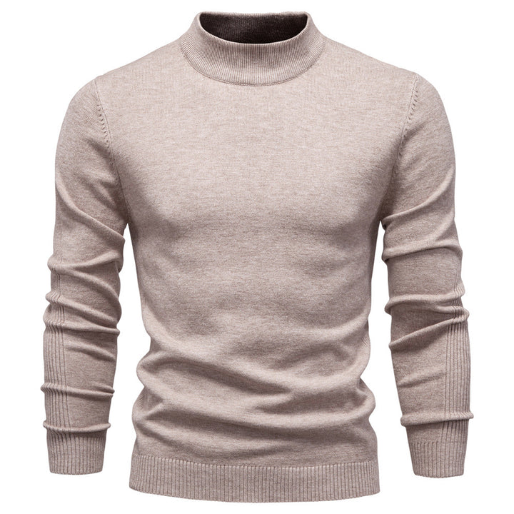 Herren Rollkragenpullover aus weichem Strickmaterial mit feiner Rippstruktur Echoarchiv