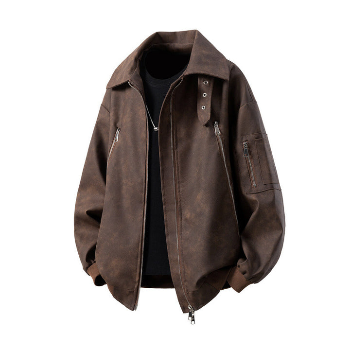 Herren Übergangsjacke mit innovativem Design und multifunktionalen Reißverschlusstaschen Echoarchiv
