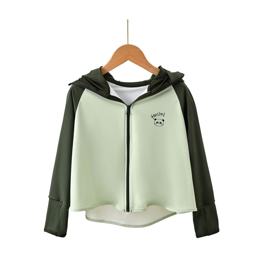 Mädchen Sonnenjacke mit Kapuze und UV-Schutz Echo Archiv