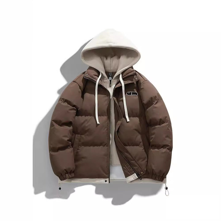 Herren Zweilagige Steppjacke mit herausnehmbarer Fleece-Kapuze und Thermoisolierung Echo Archiv