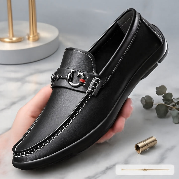 Herren Elegant Leder Mokassins Echoarchiv