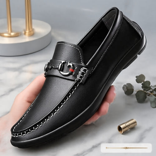 Herren Elegant Leder Mokassins Echoarchiv