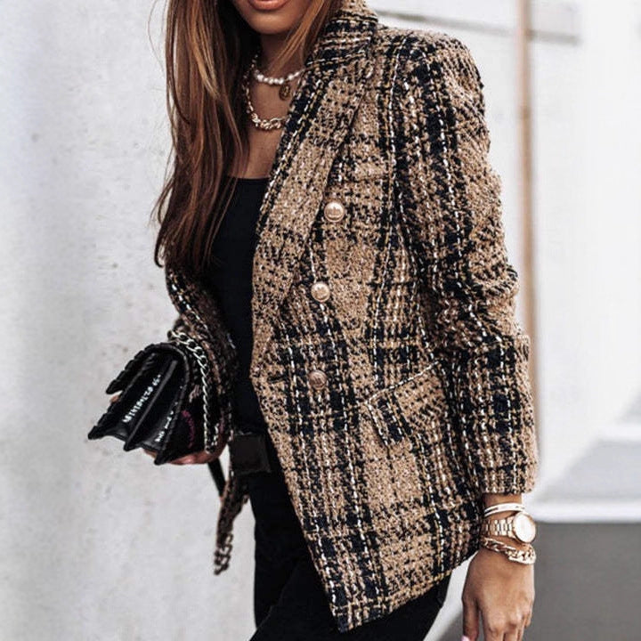 Damen Eleganter Strukturierter Blazer Echo Archiv