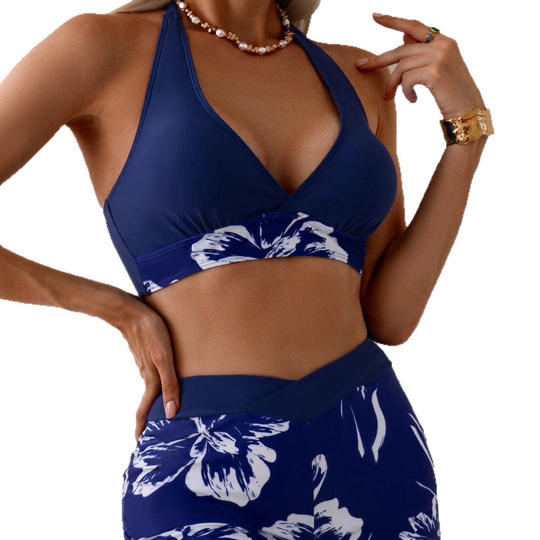 Damen Sportliches Bikini-Set mit blumigen Akzenten Echo Archiv