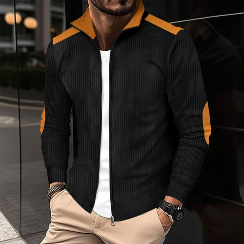 Herren sportliche Funktionsjacke mit modischem Stehkragen und atmungsaktiven Eigenschaften Echoarchiv