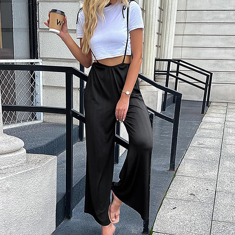 Damen Eleganter Jumpsuit mit Bindegürtel Echo Archiv