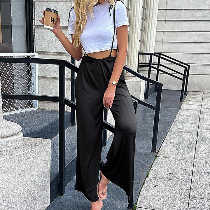 Damen Eleganter Jumpsuit mit Bindegürtel Echo Archiv