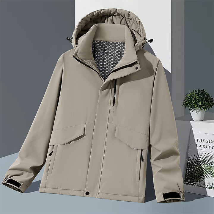 Herren Wetterfeste technische Jacke Echo Archiv