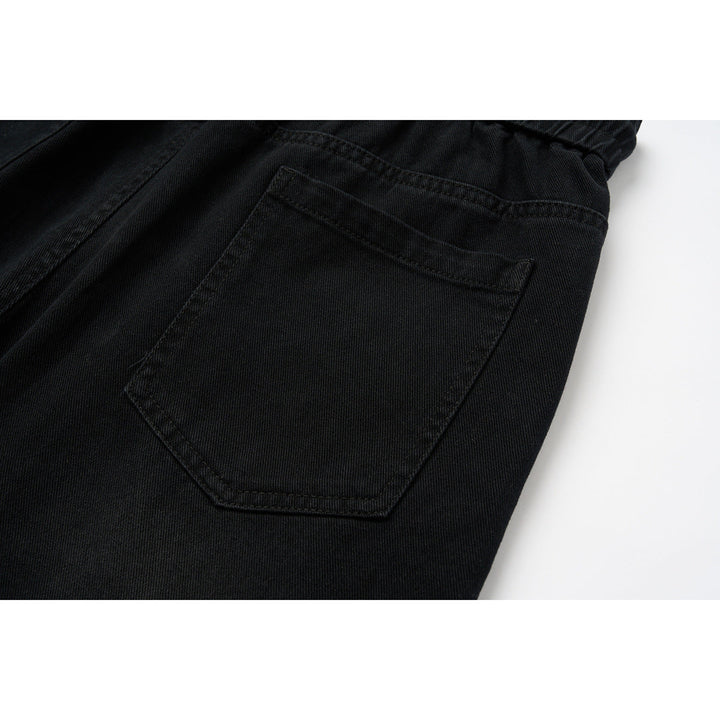 Damen Weite Relaxed-Hose mit elastischem Bund, Kordelzug und Eingrifftaschen Echoarchiv