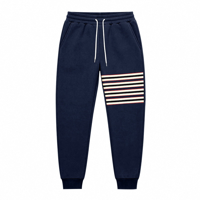 Herren Sportliche Jogginghose mit seitlichem Streifenpanel und Kordelzug Echoarchiv