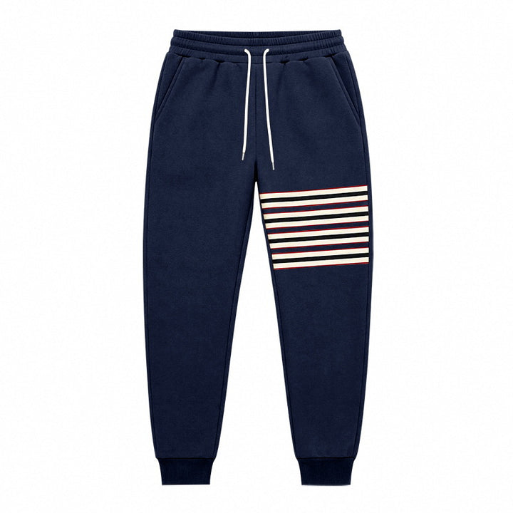 Herren Sportliche Jogginghose mit seitlichem Streifenpanel und Kordelzug Echoarchiv