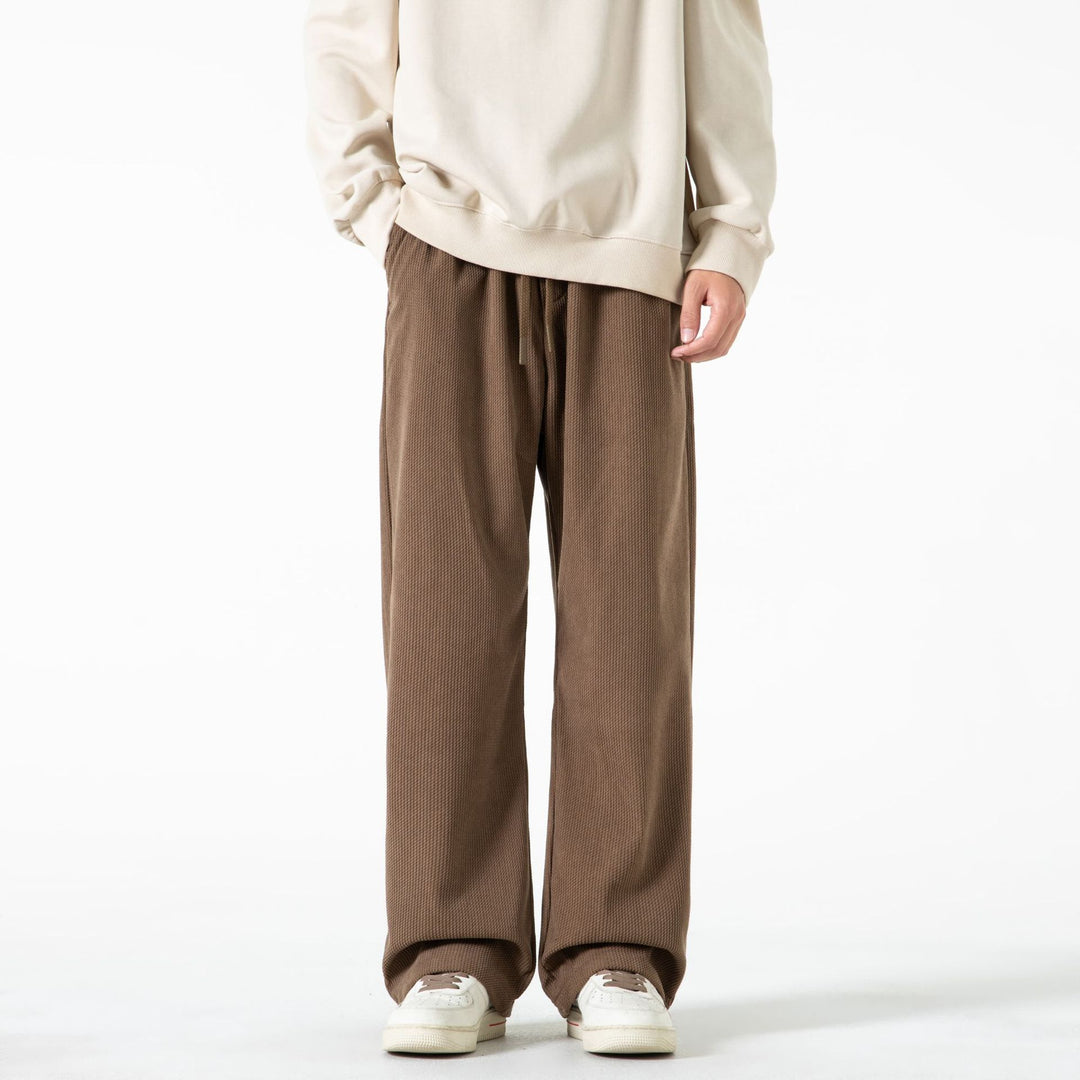 Damen Breit geschnittene Cordhose mit Tunnelzugbund und nachhaltigem Baumwollmix Echo Archiv