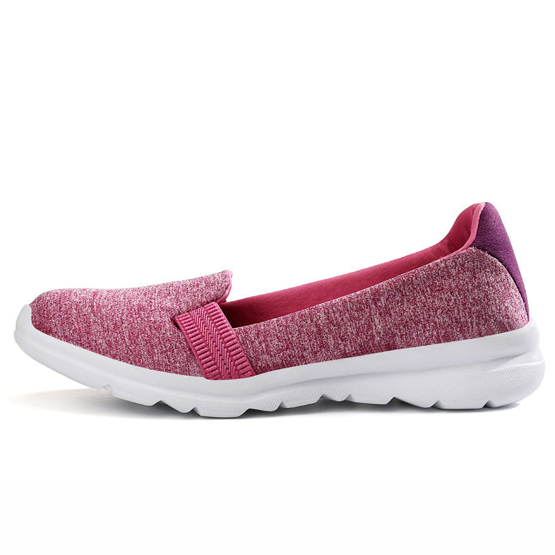 Damen Leichter Strick-Slipper mit elastischem Einstieg und gedämpfter Komfortsohle Echoarchiv