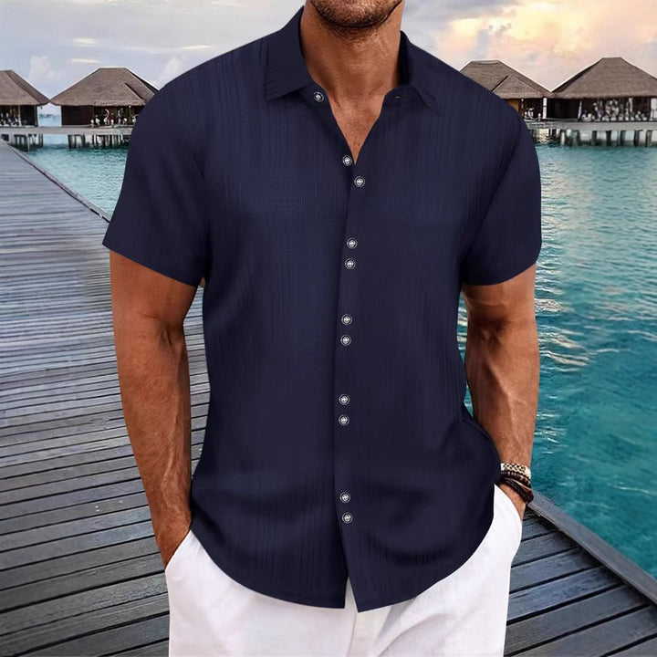 Herren Kurzarmhemd Echoarchiv