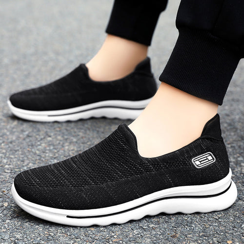 Damen nan Strick-Slip-On Komfortsneaker mit herausnehmbarem Memory-Fußbett und stoßdämpfender EVA-Zwischensohle Echo Archiv